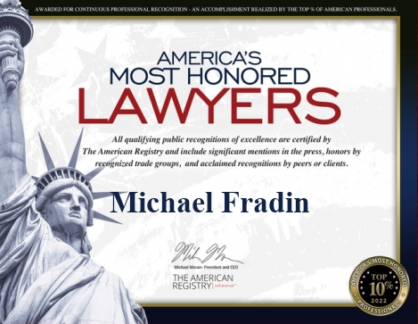 Michael Fradin Americas Most Honored Lawyers 2022