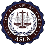 asla-40 ASLA TOP 40 Lawyer Under 40 Award