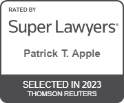Patrick Apple Super Lawyers Rising Star 2023